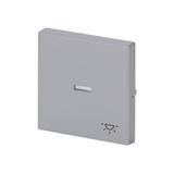 FUTURE Klawisz z symbolem „światło” Do przycisku zwiernego aluminiowo srebrny