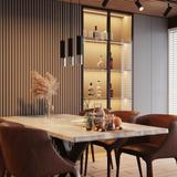 Sollux Lampa wisząca LOOPEZ 3P czarny/chrom SL.0943