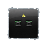 Simon BASIC WMUK-051022-Y011 Gniazdo światłowodowe / optyczne podwójne SC/APC (mo