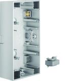 BERKER K.5 Puszka natynkowa podwójna pozioma aluminium 10527003 HAGER