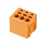 LMFS 5.00/03/180 3.5SN OR BX Zacisk płytki drukowanej, 5.00 mm, Liczba biegunów: 3, Kierunek odejścia przewodu: 180°, PUSH IN bez aktuatora /90szt./ 1330440000 WEIDMÜLLER