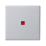 Simon Connect Klawisz 45x45 łącznika uniwersalnego z podświetleniem aluminium K112/8 KONTAKT