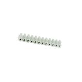 Listwa zaciskowa gwintowa 1,5mm2 12‑torowa poliamidowa PA66 z podkładką biała LPA12‑1.5 89091110 SIMET