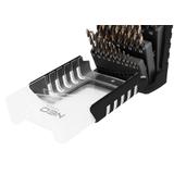 Wiertła do metalu HSS-CNC, 124°, "Pro-Tec", 1.0-13.0 mm, zestaw 25 szt.