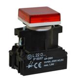 Lampka L22KDHV 500VAC czerwona W0-LD-L22KDHV C PROMET