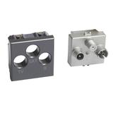 AXOLUTE - GNIAZDO TV/RD/SAT  GWIAZDA  - 2 MODUŁY, Bticino