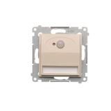 Simon 54 Oprawa oświetleniowa LED z czujnikiem ruchu 14V DC 0.78 W białe ciepłe 3100 K kremowy