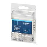 Złączka instalacyjna zaciskowa 2-przewodowa, dwustronna; na dowolny przewód 0,75-4mm2; IEC 250V/32A;