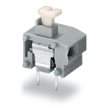 Złączka do płytek drukowanych szara raster 10/10,16mm 235‑851/332‑000 /100szt./ WAGO