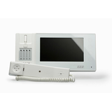 Monitor biały ze słuchawką i pamięć 100 zdarzeń MK-06WF F&F