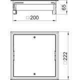 ZES4-2 U10T 9011, Kaseta rewizyjna uniwersalna