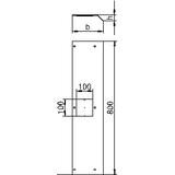 AIKF/DAT15040, POKRYWA Z OTWOREM DO MONT.KASET