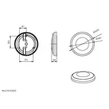 Oprawa plafon plafoniera Ledinaire WL070V G2 17W 1100/1700lm IP65 all-in 3000/4000/5700K LED11_17S/8
