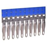 ESC-PTP4/10/B Zwieracz wtykowy izolowany 10-torowy do ESC-CBC.4 (niebieski)