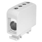 ZGG1x95s ,  Złączka sz. gwint. AL/CU, 1 x 95 mm2, TS 35/ 1 tor, szary