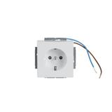 CARAT/AXCENT/FUTURE/SOLO Gniazdo SCHUKO Światło nocne orientacyjne, Z dolnym podświetleniem LED bia 2CKA002013A5294 ABB