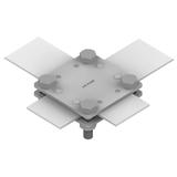 Złącze krzyżowe 2 płytki, 4 x M8, B do 30 mm /OG/