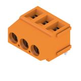 LM 5.00/03/180 3.5SN OR BX Listwa zaciskowa do płytek drukowanych /500szt./ WEIDMULLER
