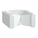 Rozdzielnice PrismaSet, pionowe obejmy kablowe 12sztuk