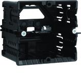 tehalit.WA Puszka inst. pojedyncza montaż w profilach typu C pełna czarna GLS5500 HAGER