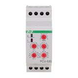 Przekaźnik czasowy 2-funkcyjny (nastawa 2 czasów T1 T2 styk: 2Z/R 230V PCU-520 F&F