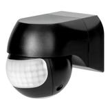 Czujnik ruchu 180° IP44, 800W, max 15m, mini, czarny
