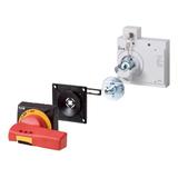 NZM3-XTVDKLR Rękojeść obrotowa nadrzwiowa NZM3 czerwono-żółta z zamkiem i kluczykiem 172533 EATON