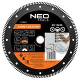 Tarcza diamentowa 230 x 22.2 mm, turbo super cienka