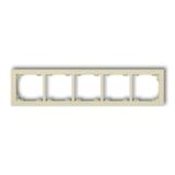 DECO Ramka pięciokrotna z tworzywa DECO Pastel Matt orzech ziemny 44DR-5 KARLIK