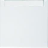 BERKER B.Kwadrat Klawisz pole opisowe do łączników 1-klawiszowych biały 5316268999 HAGER