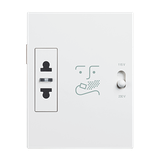 Living Now - Gniazdo Golarkowe - 3 Moduły - Biel Bticino KW4177 LEGRAND