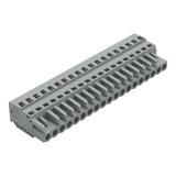 MCS-MIDI Classic gniazdo 19-bieg. szare raster 5 mm /10szt./ WAGO