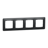 Sedna Design, ramka 4-krotna, czarny antracyt