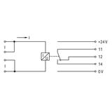 przekaźnik kontroli przepływu prądu 20mm AC 0,2A-3A