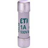 Wkładka topikowa cylindryczna CH10x38 aM 12A 500V 002621008 ETI