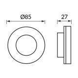 Sufitowa oprawa punktowa DUKAT C BLACK
