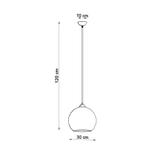 Sollux Lampa wisząca BALL szampański SL.0249