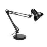 Lampka biurkowa DEON 60W E27 wysoka regulowana czarna DL-2/B ORNO