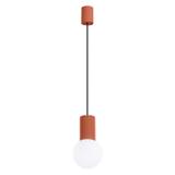Lampa wisząca HALO 1 ochra czerwona