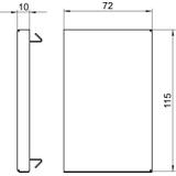 GS-E70110RW, Końcówka 70X110 CZ.B.