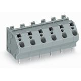 listwa zaciskowa do pł. drukowanych 9-bieg. szara raster 10 mm