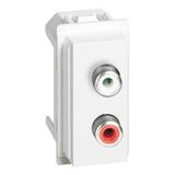Living Now - Gniazdo Rca - 1 Moduł - Biel Bticino KW4269R LEGRAND