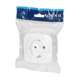Gniazdo pojedyncze natynkowe ToDo 2P+Z Schuko IP20 biały OR-OE-7205(GS)/W ORNO