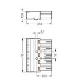 WINSTA wtyk 5-torowy czarny