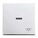 FUTURE Klawisz z symbolem „światło” Do przycisku zwiernego aluminiowo srebrny