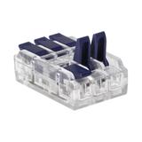 Złączka instalacyjna zaciskowa 3-przewodowa, dwustronna; na dowolny przewód 0,75-4mm2; IEC 250V/32A;