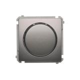 Simon Basic Ściemniacz naciskowo-obrotowy jednobiegunowy do LED ściemnialnych 230V stal inox