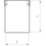LK4 40080, KANAŁ GRZEBIENIOWY 40X80X2000