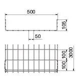KORYTKA SIATK.GRM 105X500 G