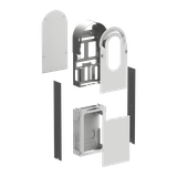 Obudowa zestawu, EVlink Pro AC Metal, do stojącej stacji z 1 punktem ładowania, stalowa